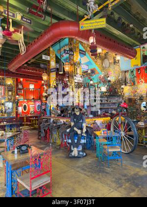 Marzola Parrilla Argentina restaurant and bar in Casco Viejo, the historic center of Panama City, Panama. Stock Photo