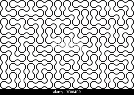 Metaball dot pattern background Stock Vector