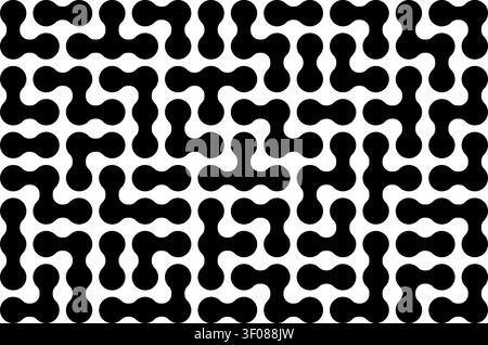 Metaball dot pattern background Stock Vector