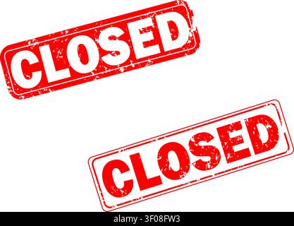 Closed Sign Vector Illustration Stock Vector