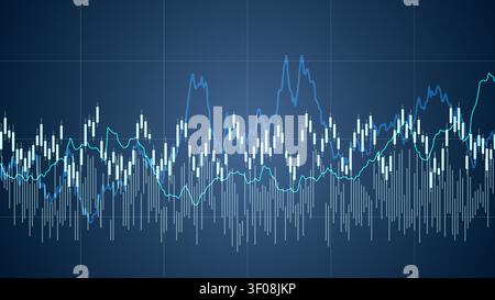 Traders analyze market trends using charts and graphs during trading sessions Stock Photo