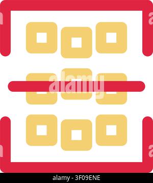 Numeric keypad icon symbolizing passcode entry, security verification, access control, authentication, and digital login for websites, applications, p Stock Vector