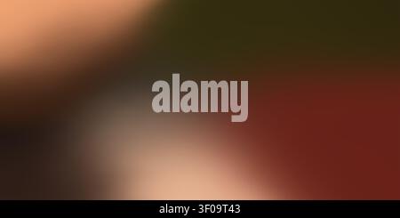Abstract background featuring a smooth blend of warm brown, orange, and dark green hues, ideal for creative design and artistic use Stock Photo