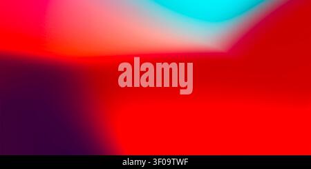 Abstract background with a smooth gradient of orange, red, and blue colors blending together, ideal for use in various design projects Stock Photo