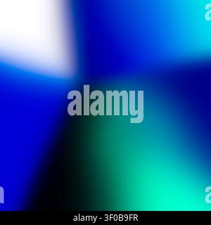 Abstract background featuring a gradient of blue, teal, and black colors, providing a smooth and visually captivating design for digital or print use Stock Photo