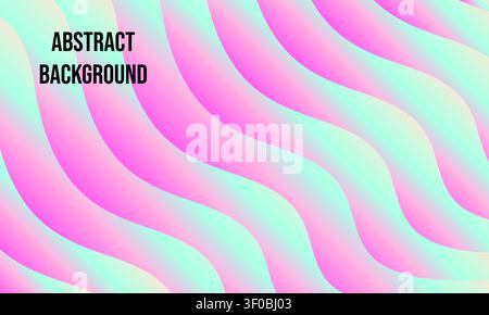 abstract wavy background with gradient high quality professional detailed modern elegant stylish clean Stock Vector