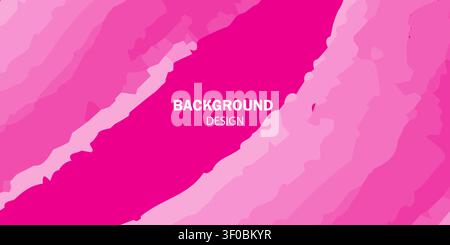 A vibrant pink background with abstract brush strokes and a white text overlay reading 'BACKGROUND'. Stock Vector