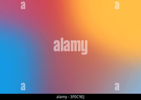 Vibrant abstract gradient background with soft blur and warm blue to orange color transitions for design Stock Photo