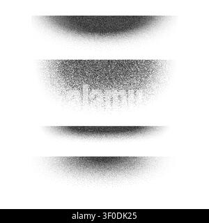 Noisy gradient texture with grain effect. Stock Vector