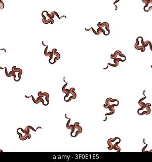 pattern sweet chocolate drip sause cartoon. topping ganache, decadent rich, smooth indulgent sweet chocolate drip sause sign vector Stock Vector
