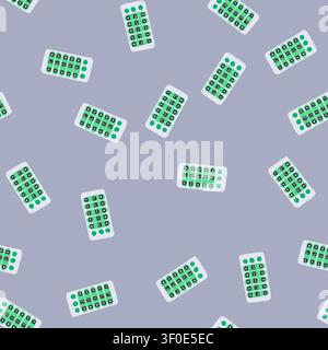 pattern positioning medical bed control cartoon. remote ergonomic, comfort tilt, headrest footrest positioning medical bed control sign. seamless vect Stock Vector