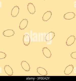 pattern office nameplate cartoon. signage nameplate, wall golden, stand brass office nameplate sign. seamless vector illustration Stock Vector