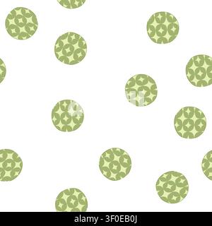 pattern seamless geometric pattern filling a large round shape, featuring star like forms and curved designs, creating a harmonious and decorative abs Stock Vector