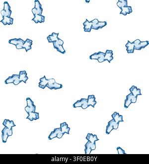 pattern line crumpled plastic bottle cartoon. waste crush, outline can, cup transparent line crumpled plastic bottle sign vector Stock Vector