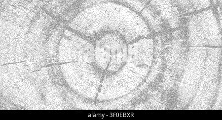 Tree ring pattern showcasing natural wooden texture vector illustration background. Stock Vector