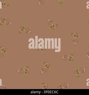 pattern underwater aquarium stone cartoon. seaweed bottom, filter goldfish, aquatic castle underwater aquarium stone sign. seamless vector illustratio Stock Vector