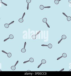 pattern silver shower head cartoon. metal chrome, realistic stream, wash faucet silver shower head sign. seamless vector illustration Stock Vector