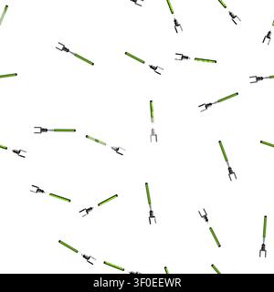 pattern hand selfie stick cartoon. smartphone cell, monopod self, man black hand selfie stick sign vector Stock Vector