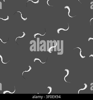 seamless pattern vapor plane smoke trail cartoon. cloud atmosphere, altitude turbine, engine emission vapor plane smoke trail sign vector Stock Vector