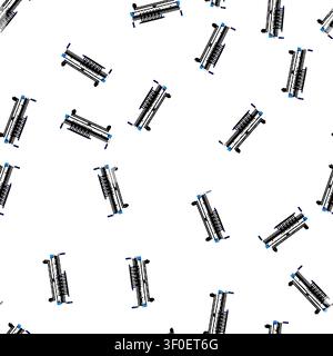 pattern electric hospital bed cartoon. manual bariatric, pediatric icu, mattress rails electric hospital bed sign vector Stock Vector