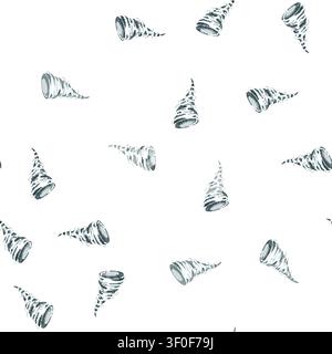 pattern storm tornado cartoon. nature danger, twister dark, funnel disaster storm tornado sign vector Stock Vector