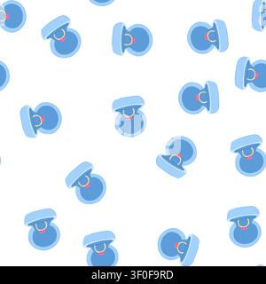 pattern jewelry proposal ring box cartoon. couple jewellery, marriage love, beach isometric jewelry proposal ring box sign. seamless symbol vector ill Stock Vector