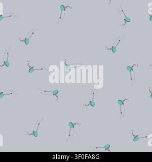 pattern sustainable low flow showerhead cartoon. savings green, shower f, energy home sustainable low flow showerhead sign. seamless vector illustrati Stock Vector