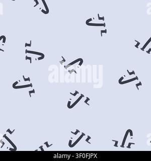 pattern pressure faucet low flow cartoon. efficient conservation, valve handle, spout bathroom pressure faucet low flow sign. seamless vector illustra Stock Vector