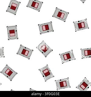 pattern storage hard drive cartoon. computer data, backup memory storage hard drive sign vector Stock Vector
