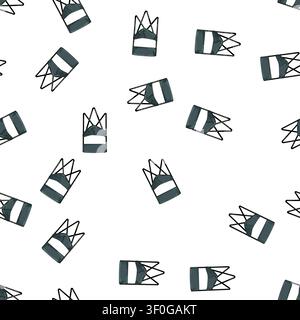 pattern stool folding chair cartoon. stool folding chair sign vector Stock Vector
