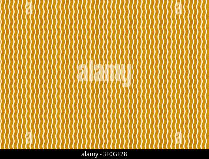 Abstract line background with vertical wavy gold stripes that is seamless and repeating Stock Photo