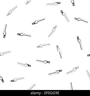 pattern White modern window handle providing functionality for operating windows and doors in residential and commercial buildings, ensuring security Stock Vector