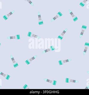 pattern mist nasal spray bottle cartoon. rinse squeeze, applicator nozzle, hygiene moisture mist nasal spray bottle sign. seamless vector illustration Stock Vector