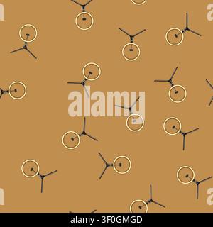 seamless pattern shiny light ring cartoon. transparent magic, flare round, motion flash shiny light ring sign vector Stock Vector