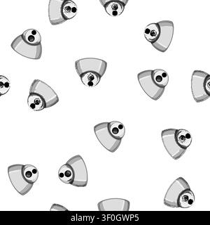 pattern surveillance ip camera cartoon. safety cctv, system private surveillance ip camera sign vector Stock Vector