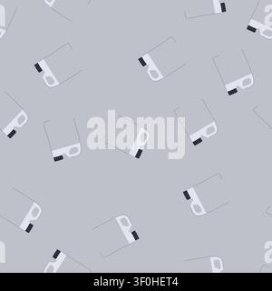 pattern reusable canister plastic cartoon. bpafree ecofriendly, versatile transparent, sealable foodgrade reusable canister plastic sign. seamless vec Stock Vector