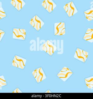 pattern mockup mouse pad cartoon. computer blank, view mat, table desk mockup mouse pad sign. seamless vector illustration Stock Vector