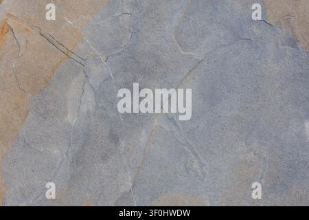Natural Slate Tiles Texture With Earth Tone Stone Pattern Stock Photo