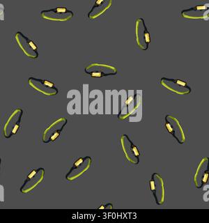 seamless pattern night headlamp flashlight cartoon. night headlamp flashlight sign vector Stock Vector