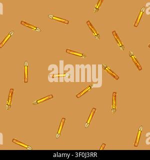 seamless pattern speed bullet flying cartoon. gun fire, fast gunshot, flight flash speed bullet flying sign vector Stock Vector