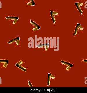 seamless pattern menu fire game button cartoon. kit play, bar spaceship, robot 2d menu fire game button sign vector Stock Vector