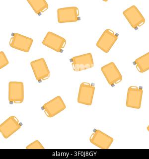 pattern ecofriendly canister plastic cartoon. versatile transparent, sealable foodgrade, portable kitchen ecofriendly canister plastic sign. seamless Stock Vector