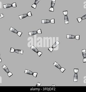 seamless pattern beverage coffee grinder electric cartoon. beverage coffee grinder electric sign vector Stock Vector
