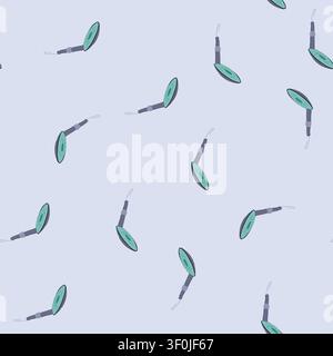 pattern friendly low flow showerhead cartoon. efficient bathroom, reduce environment, sustainable savings friendly low flow showerhead sign. seamless Stock Vector