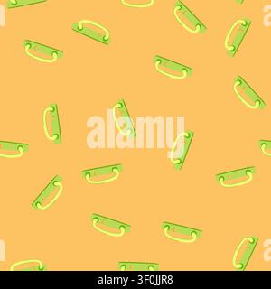 pattern modern door handle cartoon. open knob, security lock modern door handle sign. seamless vector illustration Stock Vector