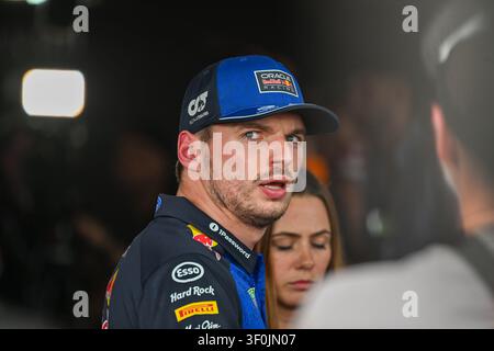 United Kingdom, Silverstone, 4th July 2026, Max Verstappen, Red Bull, during the F1 Qualifying Day, Copyright Marco Talluto/Alamy Live News Stock Photo