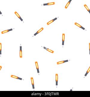 pattern technology interactive whiteboard pen cartoon. education teaching, learning digital, writing display technology interactive whiteboard pen sig Stock Vector