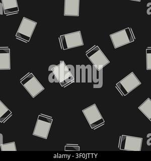 seamless pattern computer pen display cartoon. graphic device, equipment computer pen display sign vector Stock Vector