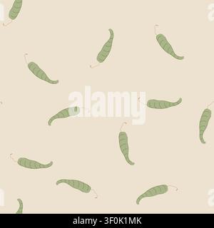 pattern nematode parasite cartoon. tapeworm fluke, roundworm flatworm, leech lice nematode parasite sign. seamless vector illustration Stock Vector