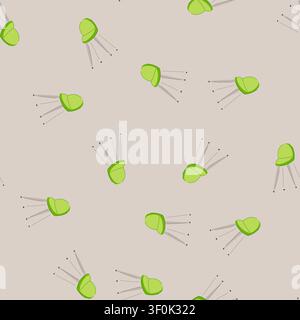 pattern adjustable bar stool cartoon. modern rustic, wood metal, leather comfort adjustable bar stool sign. seamless vector illustration Stock Vector